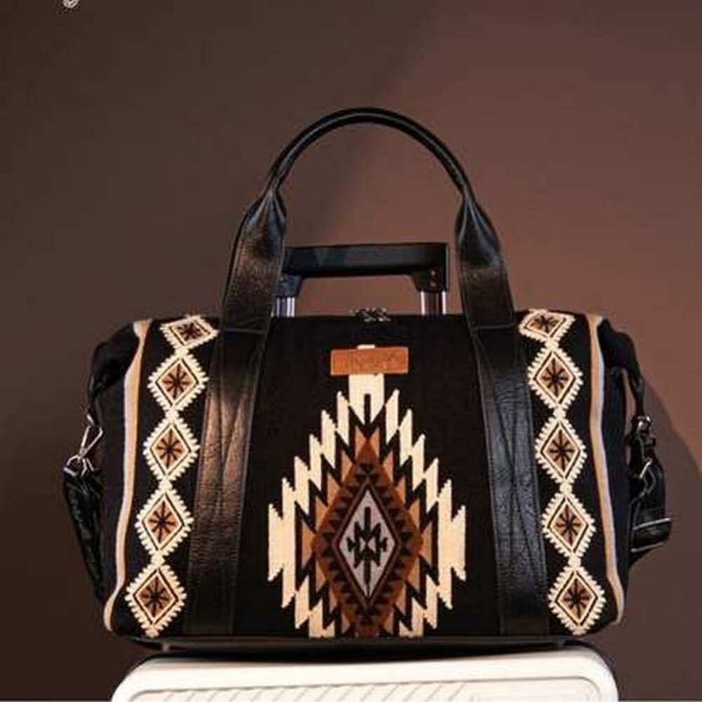 SOLT OUT!!!!!!!!!!!!!!!!!Print Duffle Bag Native Aztec Pattern Purse Handbags